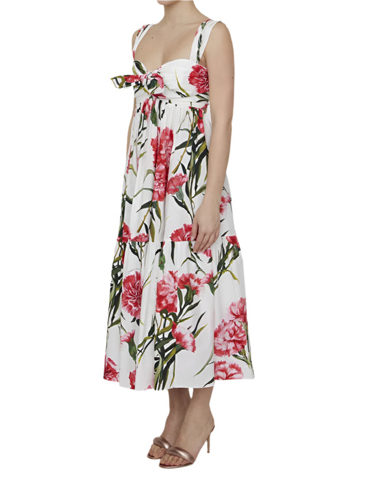 Bloom Back Midi Dress