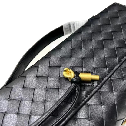 Braided Genuine Leather Clutch Bag