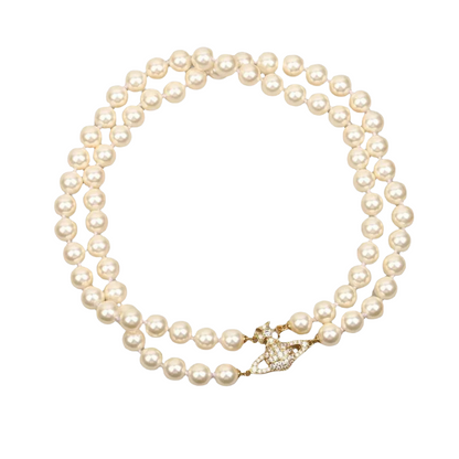 18K Gold Plated Pearl Necklace