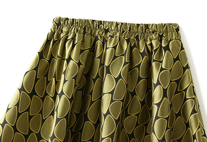 Midi Skirt in Jacquard Vintage Embossment