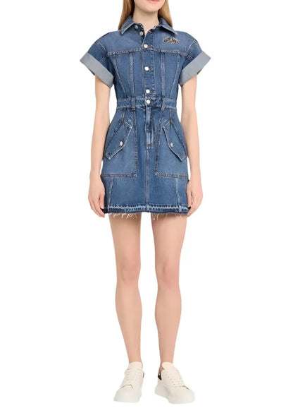 Mini Dress in Denim