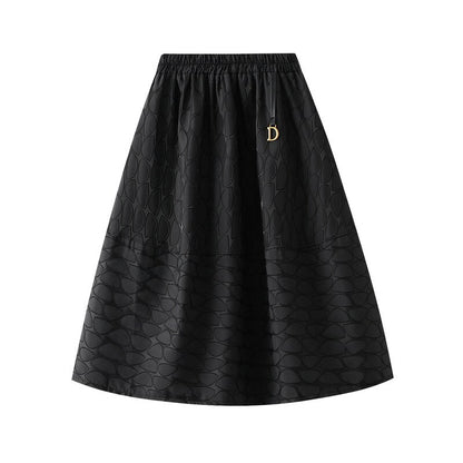 Midi Skirt in Jacquard Vintage Embossment