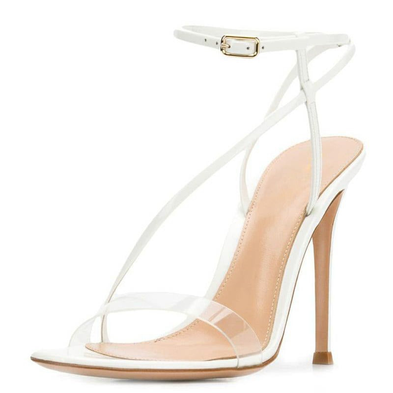 Sandals With Thin Straps and Ankle Buckle