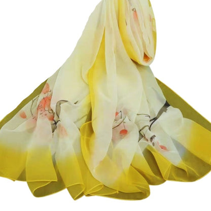 Scarf in Silk Chiffon