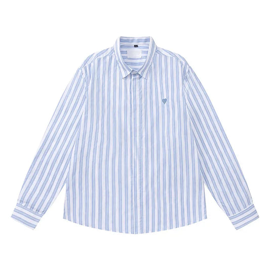 Cotton Shirt with Stripes