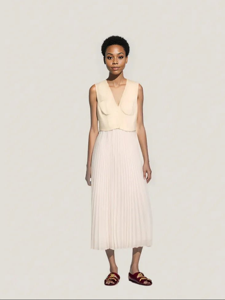 Patchwork Elegance Dress